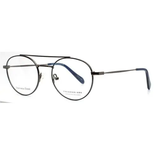Guess Fregossi 686 Gunmetal Blue Womens Round Full Rim Eyeglasses 50-20-140 B:43