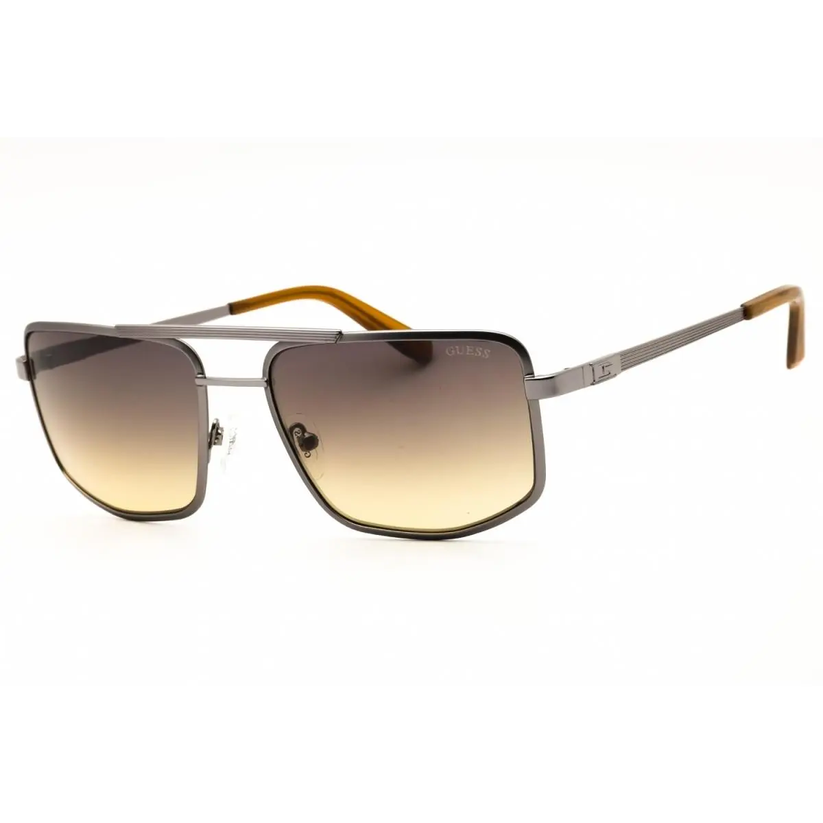 Guess GU00208 09B Matte Gunmetal/smoke Gradient 57-18-145 Sunglasses