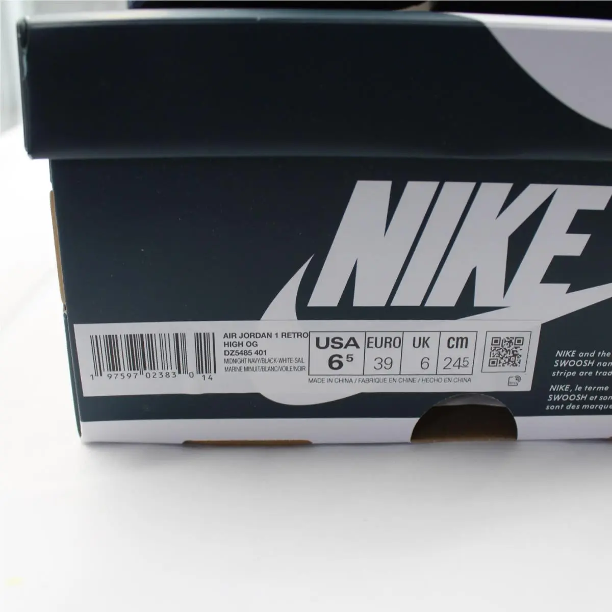 Nike shoes - Air Jordan 1 - Air - Blue 1