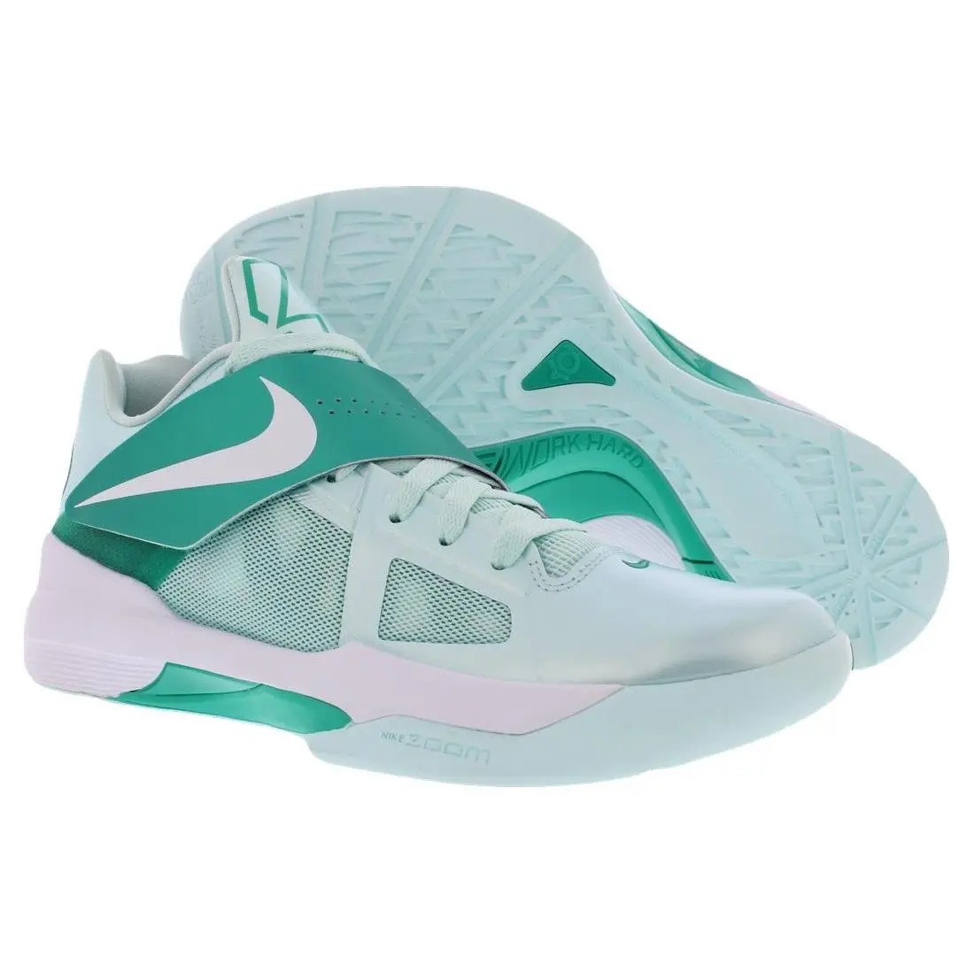 Nike Zoom KD IV Unisex Shoes Size 8 Color: Mint Candy/white/new Green