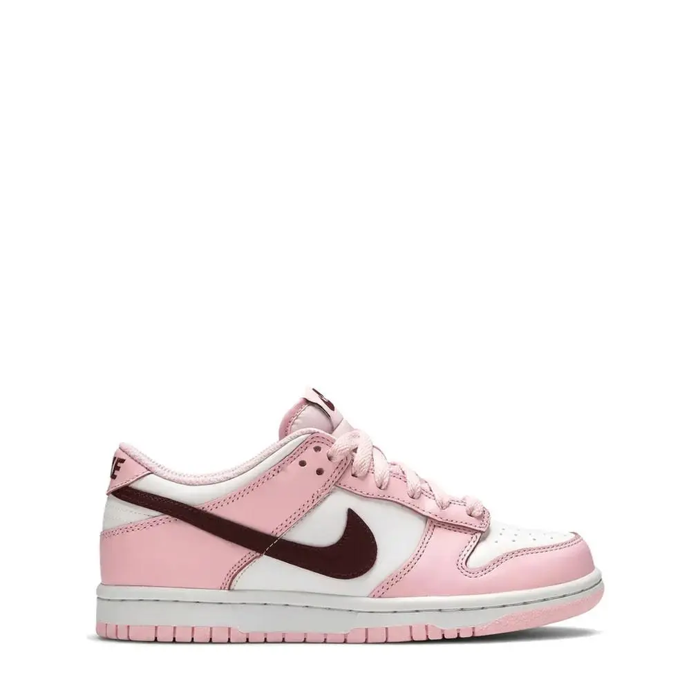 Nike Dunk Low (gs) Pink Foam / Dark Beetroot / White Dunk Low GS Pink Foam / Dark Beetroot / White Sneakers CW1590-601