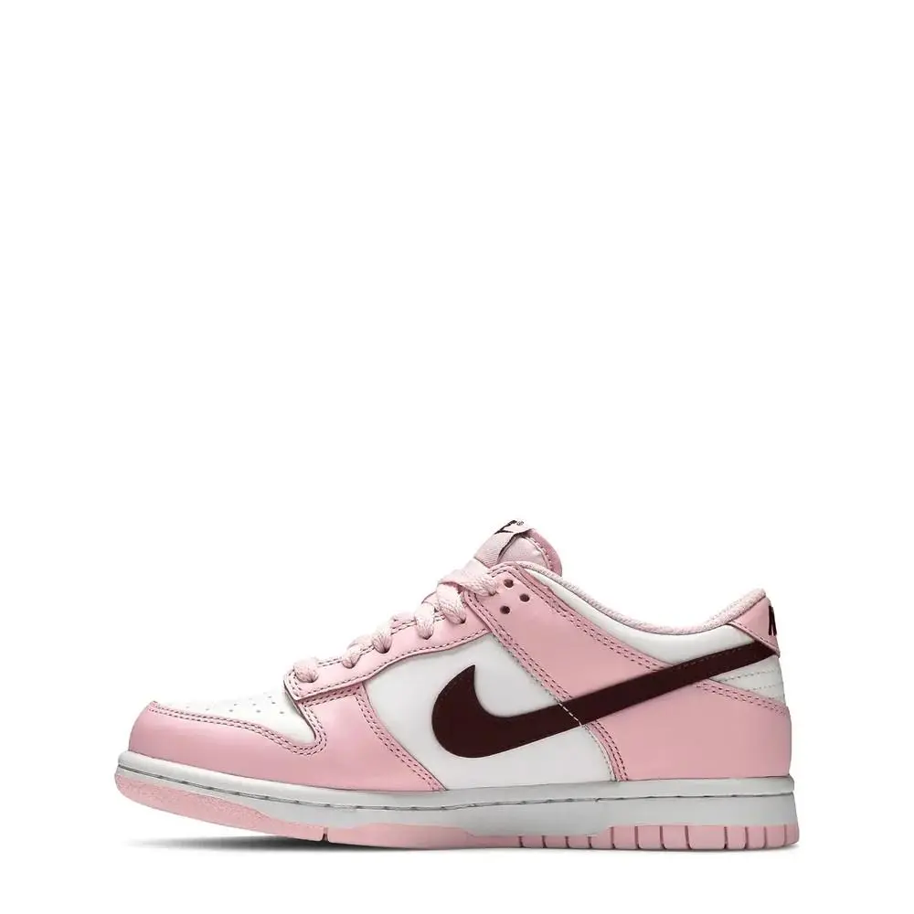 Nike shoes - Nike Dunk Low (GS) Pink Foam / Dark Beetroot / White - CW1590-601 - Pink 1