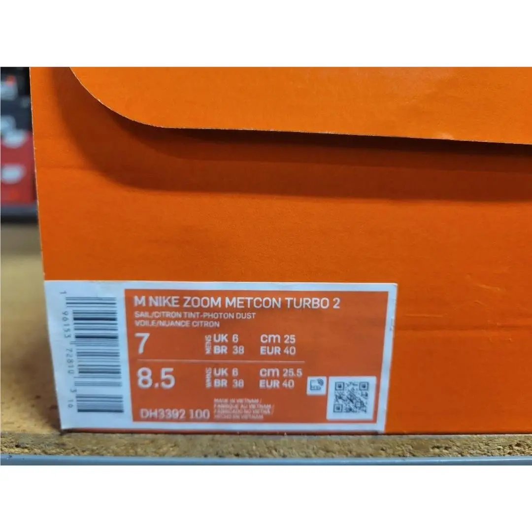 Nike shoes - Nike Zoom Metcon Turbo 2 - DH3392 100 - Sail Citron Tint Photon 10