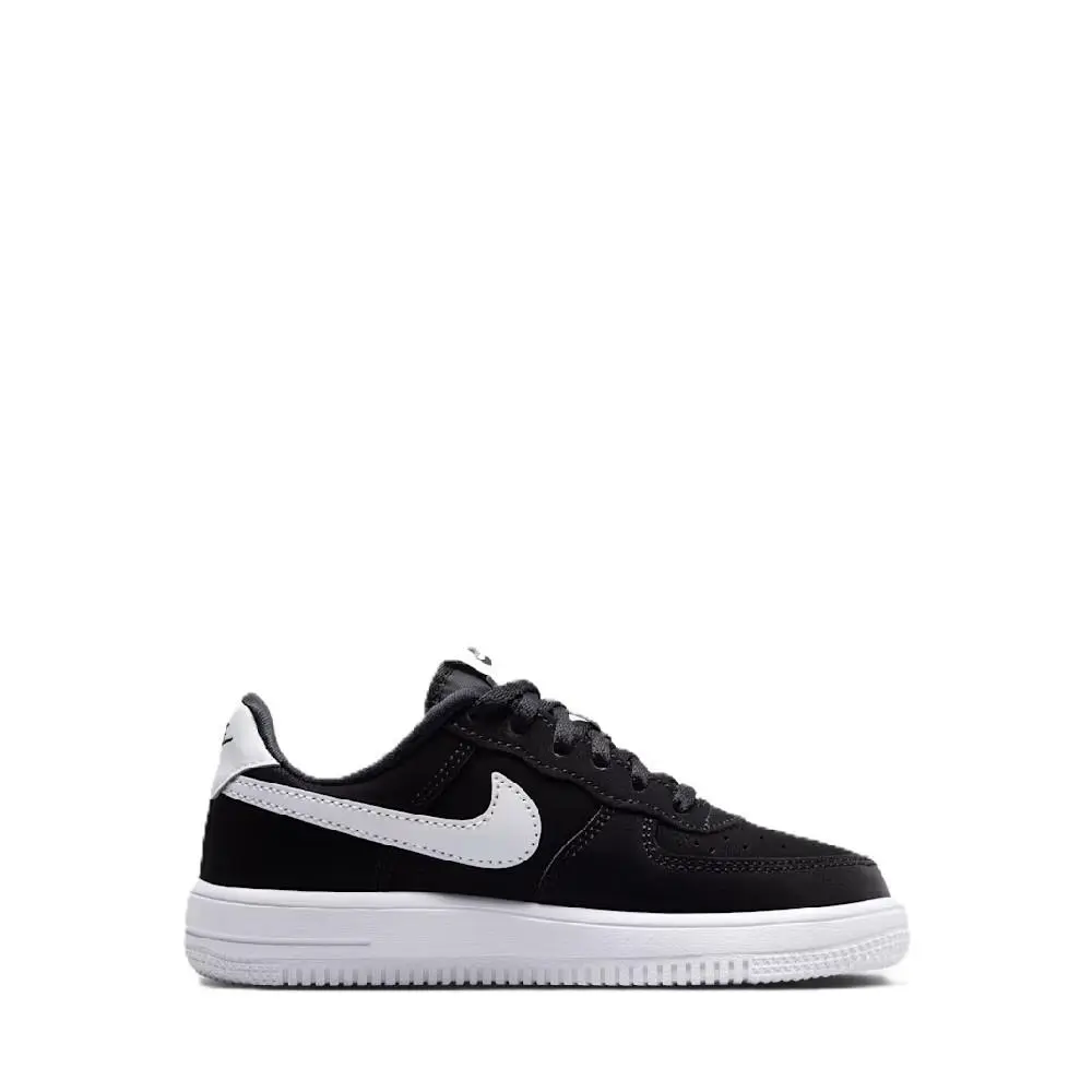 Little Kid`s Nike Force 1 Low Lace Lil Black/white IR1303 001