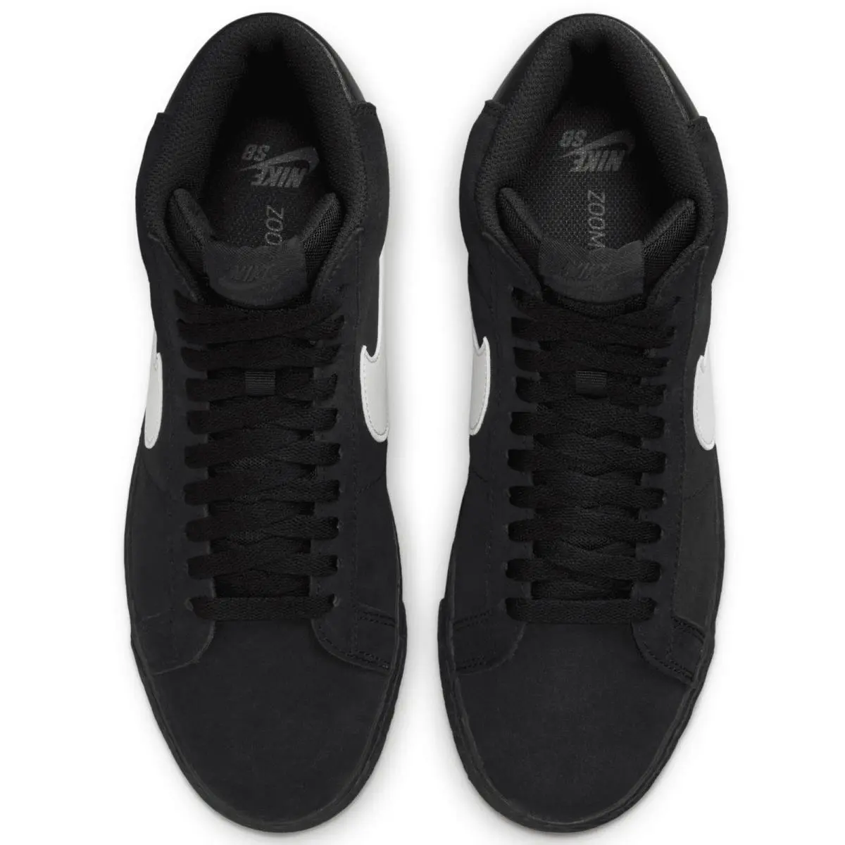 Nike shoes - Nike SB Zoom Blazer Mid - 864349-007 - Black/Black/Black/White 10
