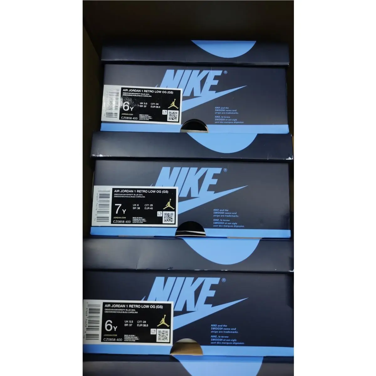 Nike shoes - Nike Air Jordan 1 - Air - Blue 6