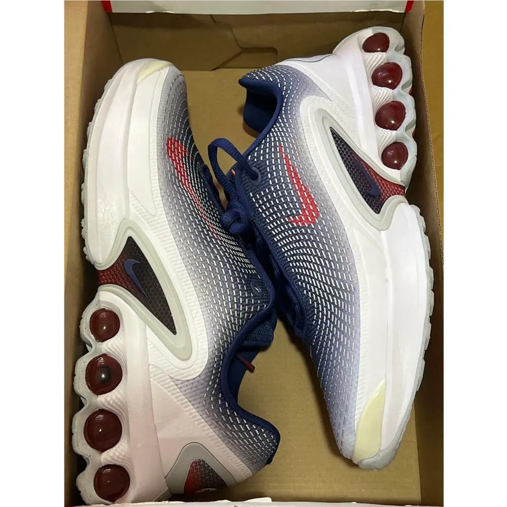 Nike shoes - White/Blue Void/Blue Void/Sport Red 3
