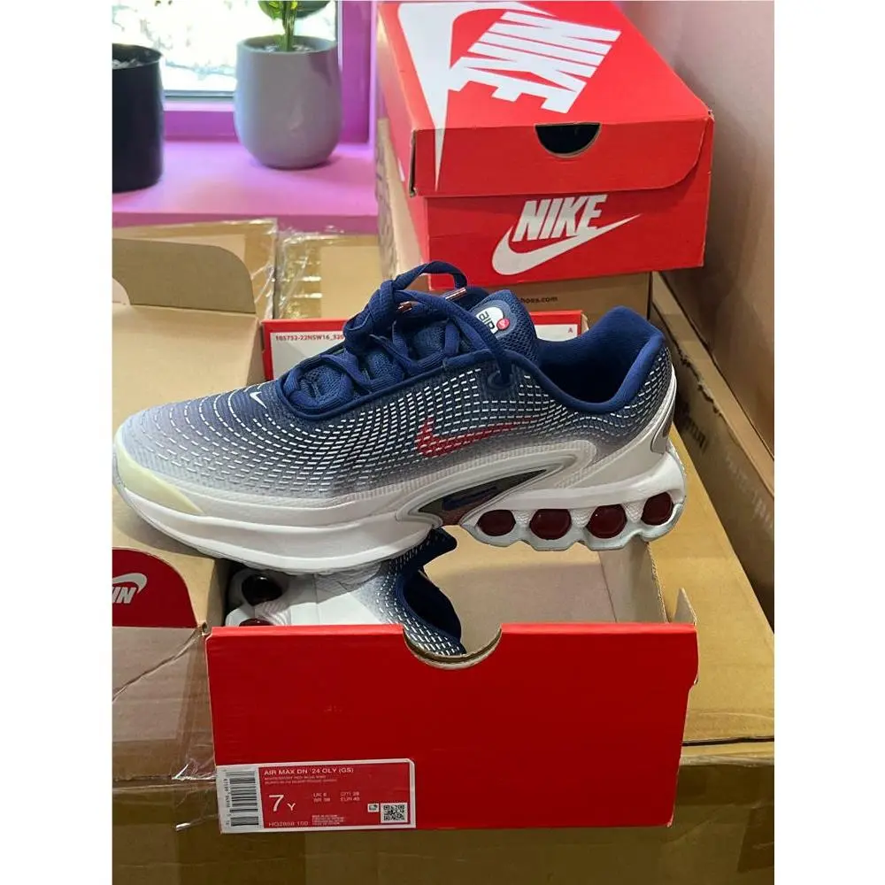 Nike shoes - White/Blue Void/Blue Void/Sport Red 5