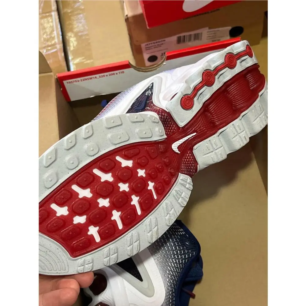 Nike shoes - White/Blue Void/Blue Void/Sport Red 6