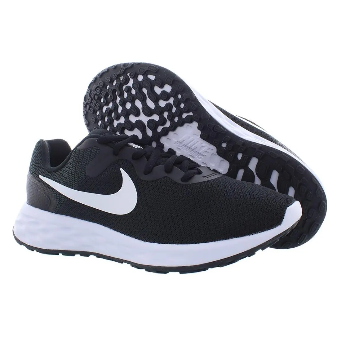 Nike Revolution 6 Next Nautre Womens Shoes Size 11 Color: Black/white/dark - Black/White/Dark Smoke Grey, Main: Black