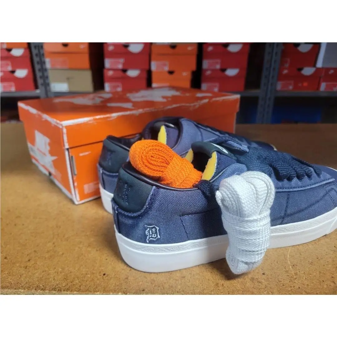 Nike shoes - Nike Book Blazer Low - Book Blazer Low - HQ2054 400 - College Navy Dark Obsidian 4