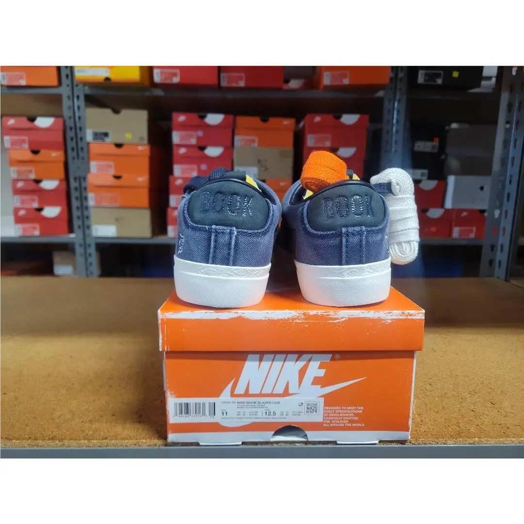 Nike shoes - Nike Book Blazer Low - Book Blazer Low - HQ2054 400 - College Navy Dark Obsidian 9