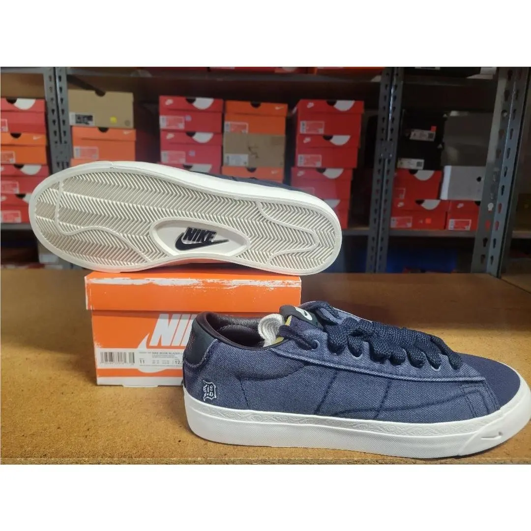 Nike shoes - Nike Book Blazer Low - Book Blazer Low - HQ2054 400 - College Navy Dark Obsidian 5