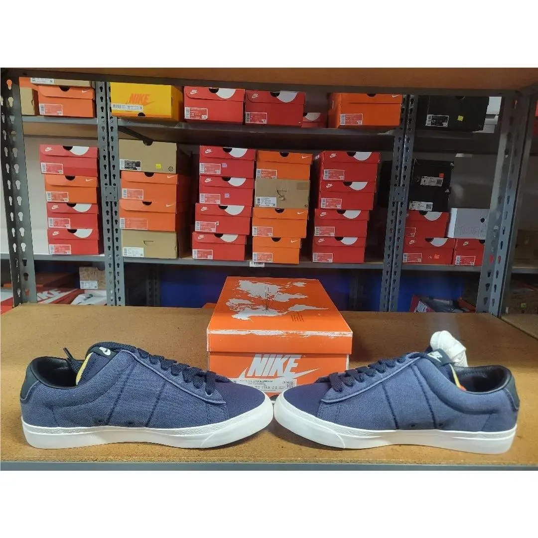 Nike shoes - Nike Book Blazer Low - Book Blazer Low - HQ2054 400 - College Navy Dark Obsidian 7