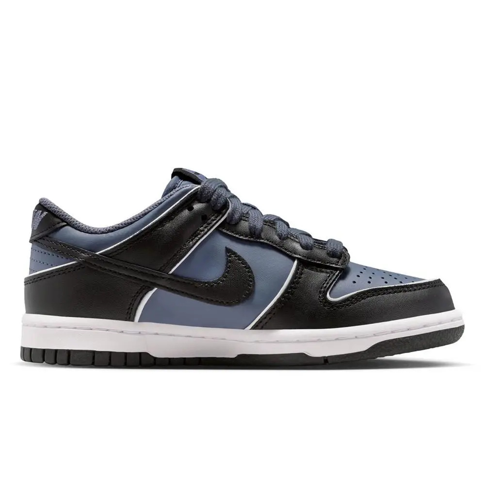 Big Kid`s Nike Dunk Low SE Light Carbon/black-white-white HV4768 001