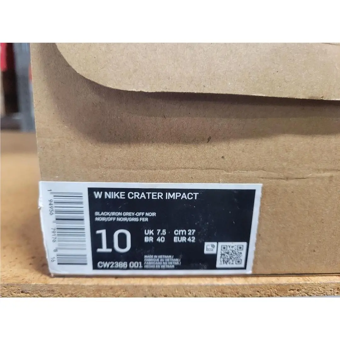 Nike shoes - Nike Crater Impact - Crater Impact - CW2386-001 - Black Iron Grey Off Noir, Women`s: Black Iron Grey Off Noir 10