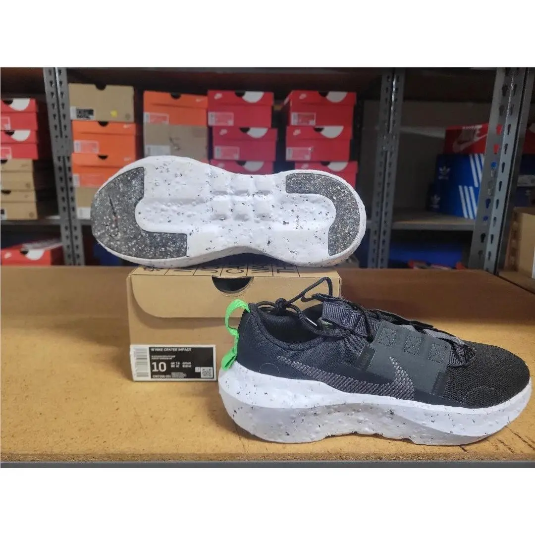 Nike shoes - Nike Crater Impact - Crater Impact - CW2386-001 - Black Iron Grey Off Noir, Women`s: Black Iron Grey Off Noir 5