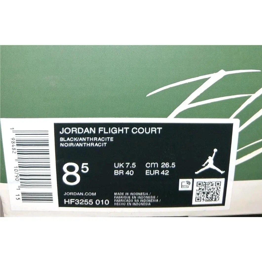 Nike shoes - Jordan Flight Court - Flight Court - HF3255-010 - Black/Anthracite 8