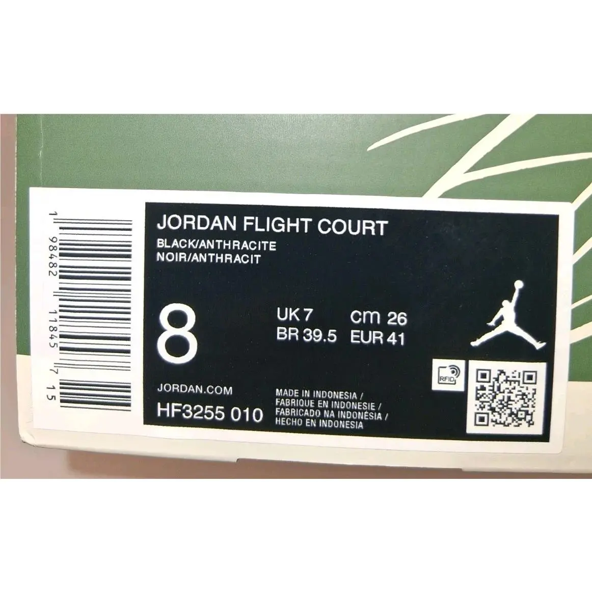 Nike shoes - Jordan Flight Court - Flight Court - HF3255-010 - Black/Anthracite 20