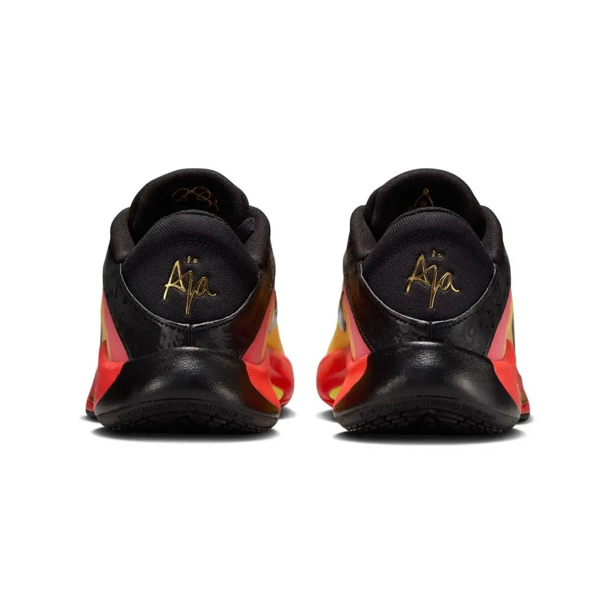Nike shoes - HQ1728-001 - HQ1728-001 - Black/Metallic Gold/Bright Crimson/University Gold 3