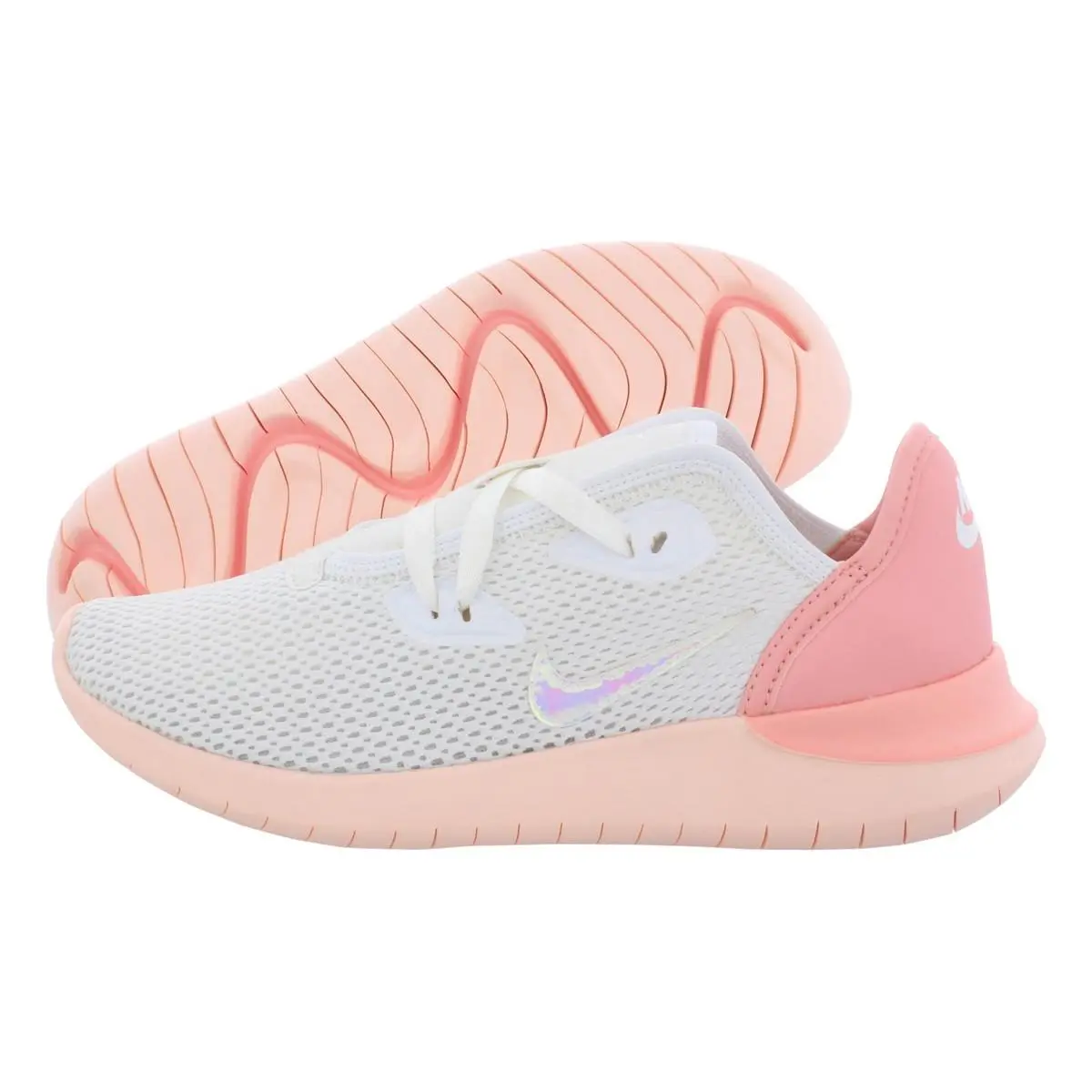 Nike shoes - White/Coral, Full: White/Coral 3
