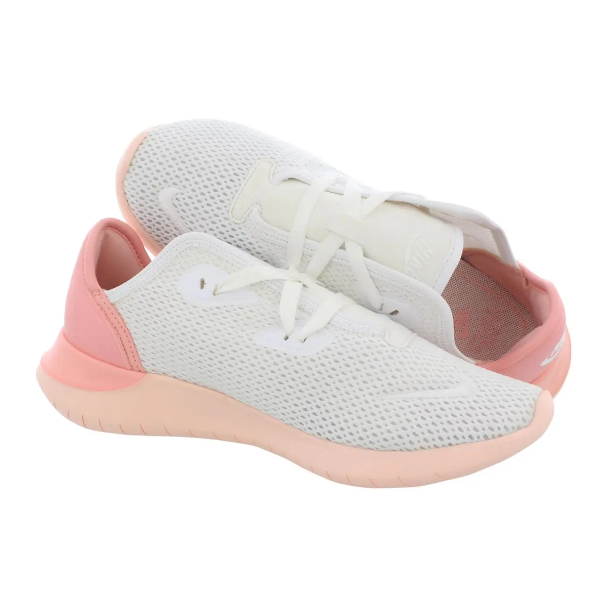 Nike shoes - White/Coral, Full: White/Coral 2