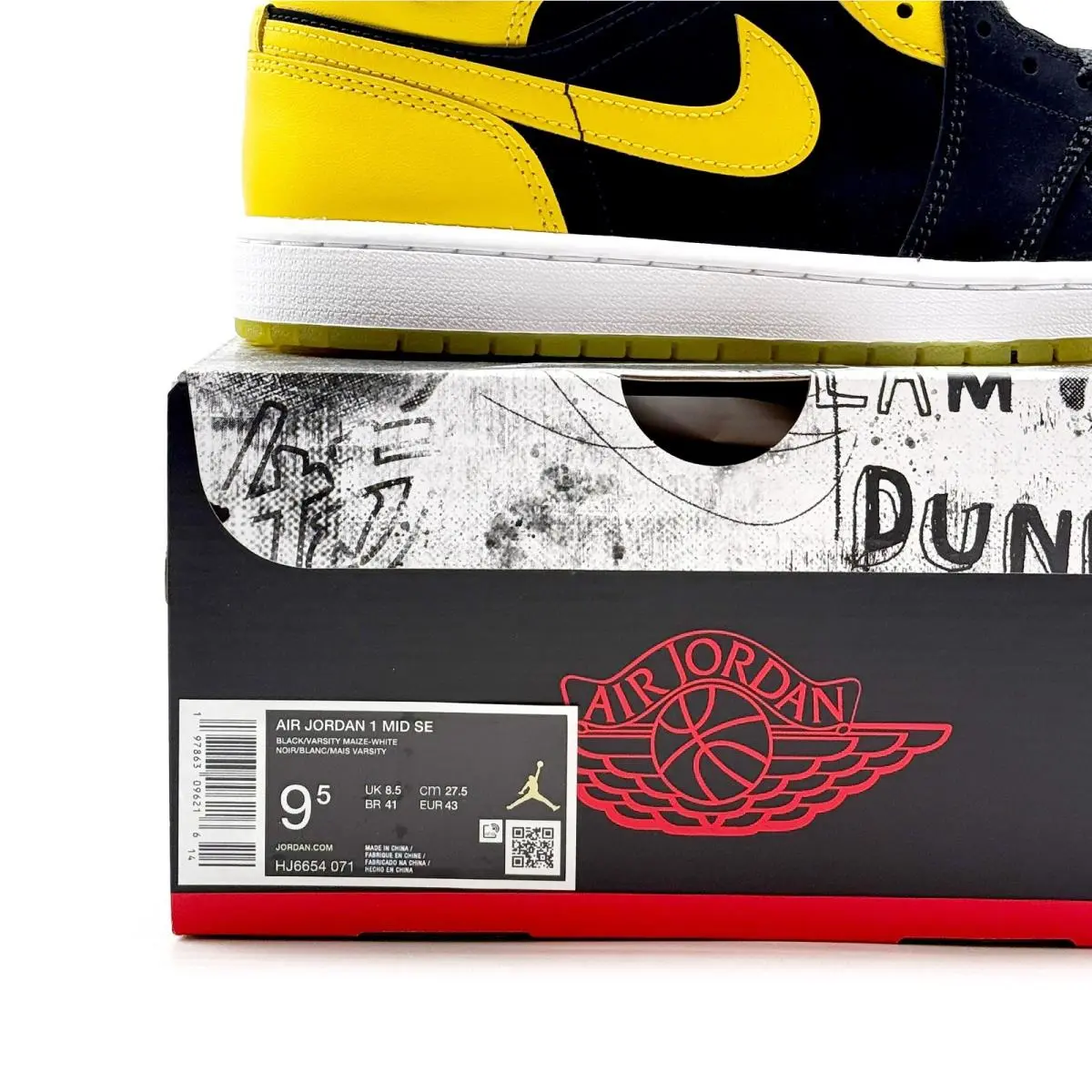 Nike shoes - Air Jordan 1 Mid SE - HJ6654-071 - Yellow 4