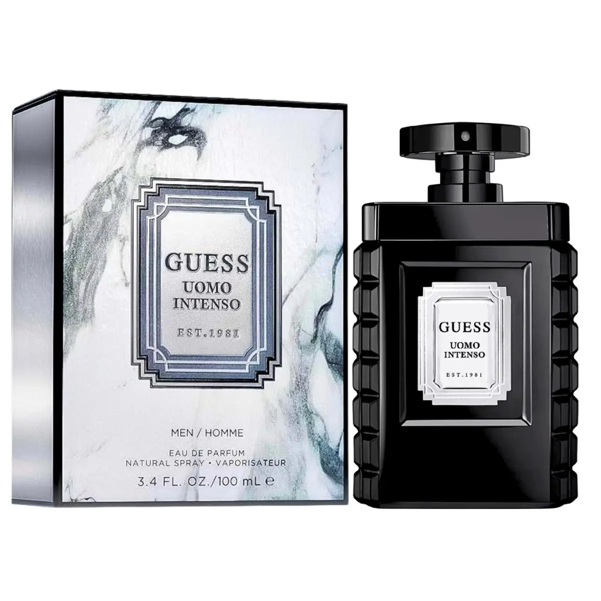 Guess Uomo Intenso 3.3 Oz / 100 ml Eau de Parfum Edp Men Cologne Spray