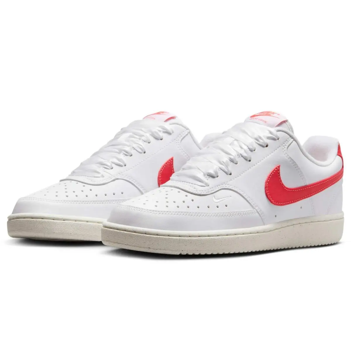 Nike shoes - Nike Court Vision Low Next Nature - HV5246-100 - White/Sail/Magic Ember 10