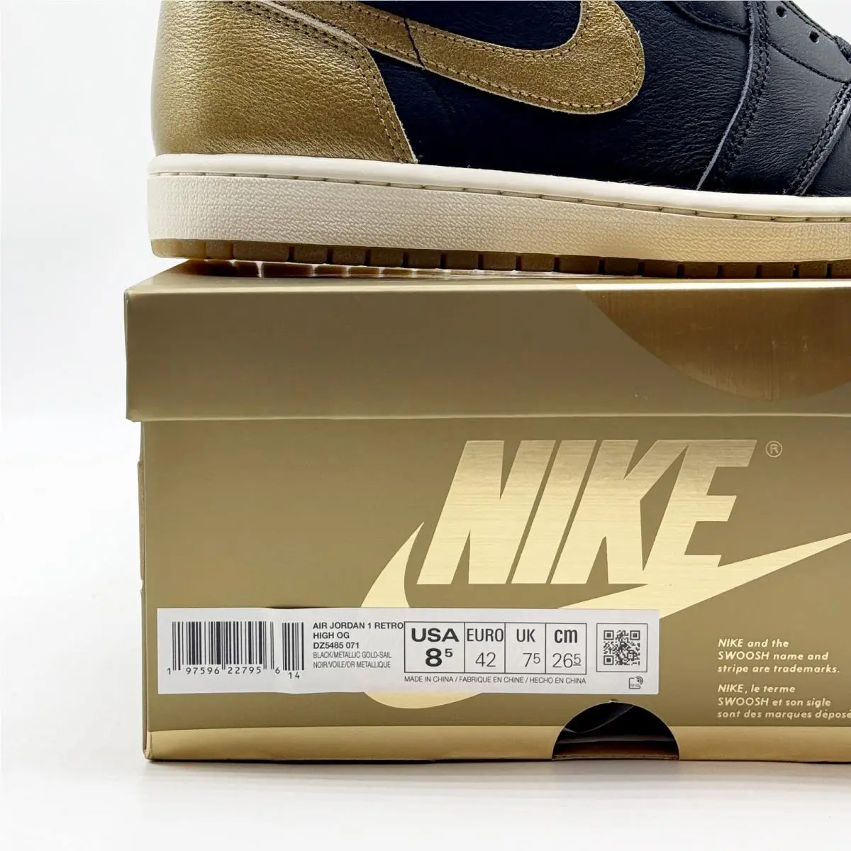 Nike shoes - Air Jordan 1 - Air - DZ5485 071 - Black 10