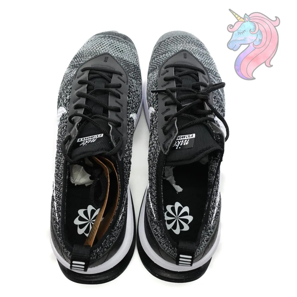 Nike shoes - Nike Air Max Flyknit Racer - DJ6106 001 - Black, White, Oreo 18