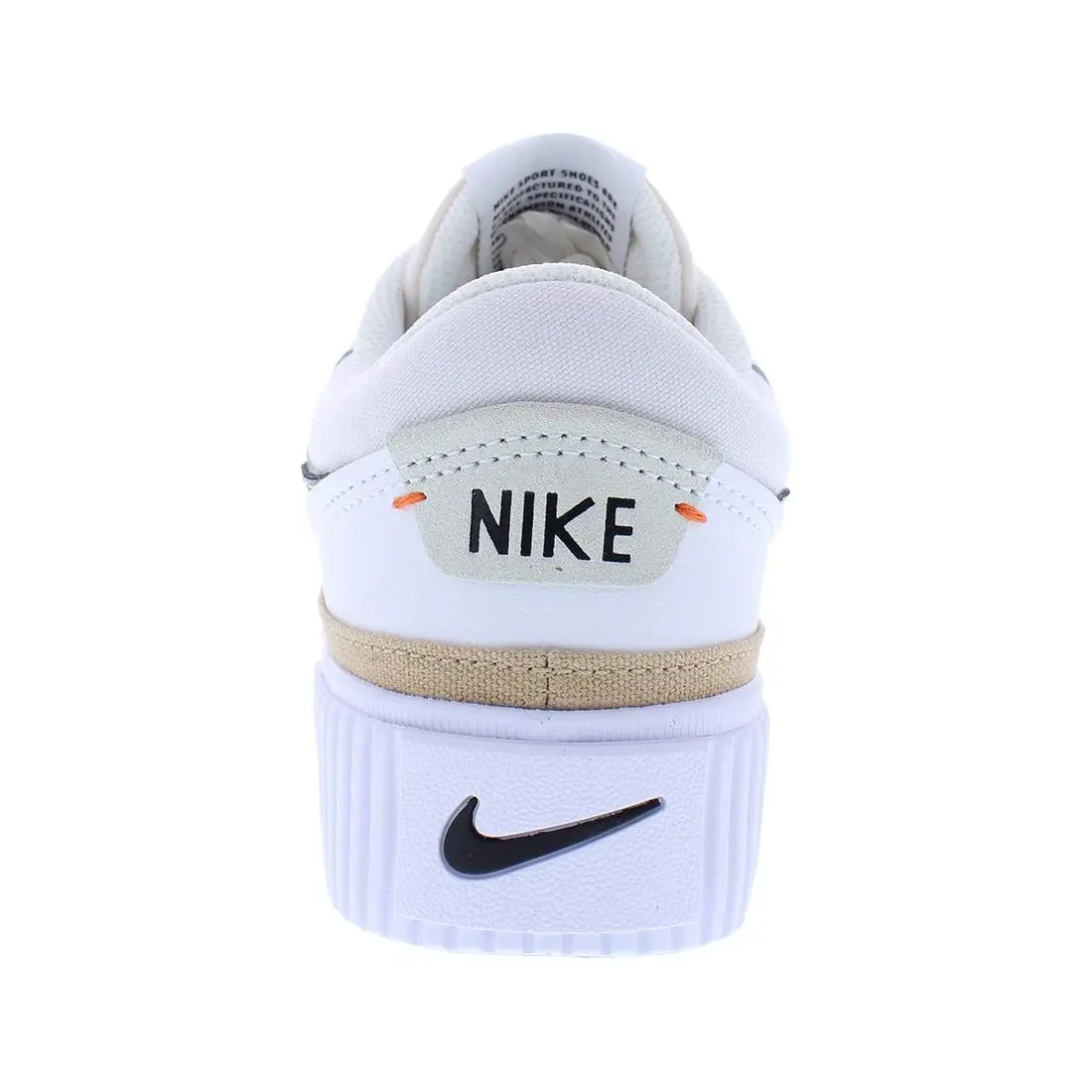 Nike shoes - White/Black/Hemp/Team Orange, Main: White 2