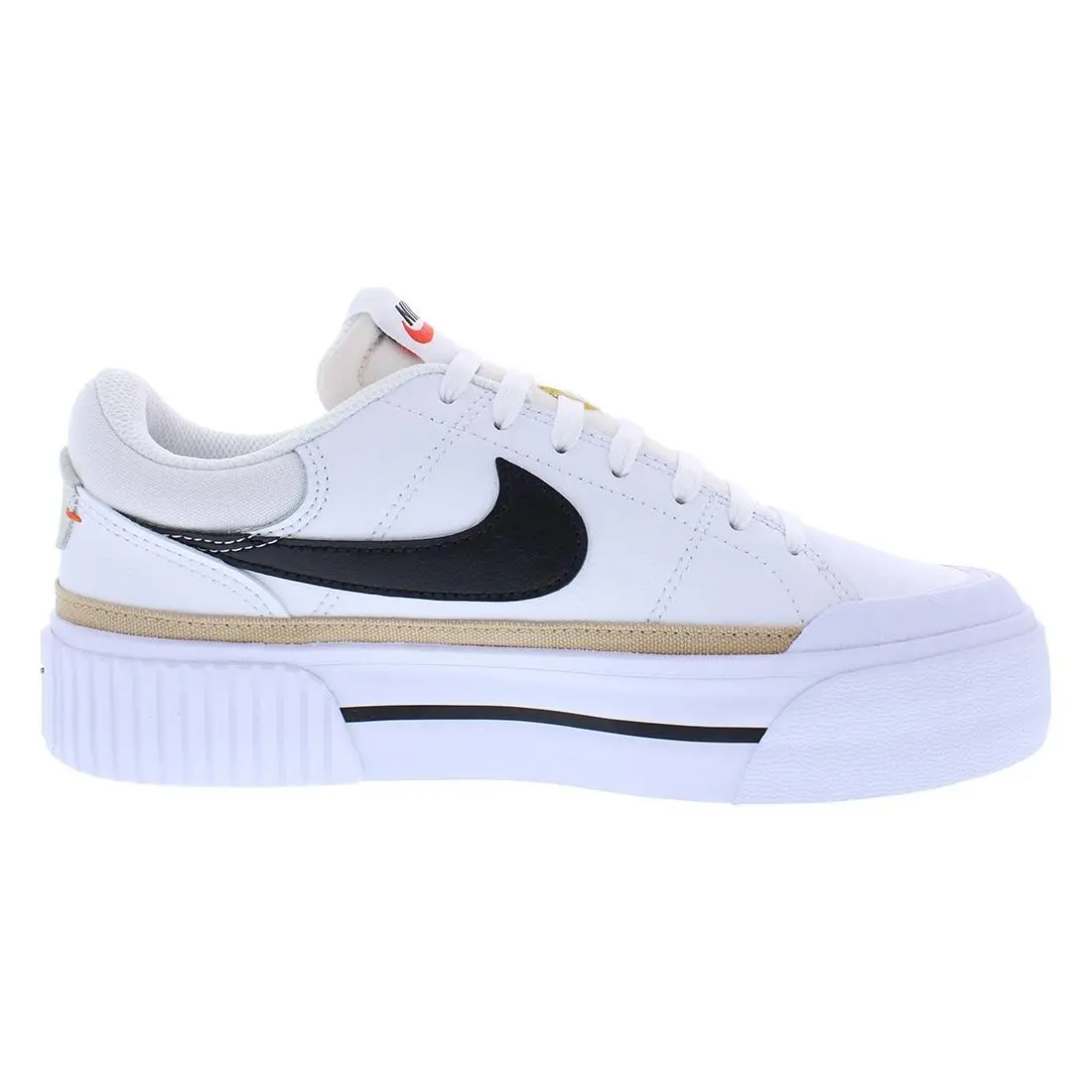 Nike shoes - White/Black/Hemp/Team Orange, Main: White 6