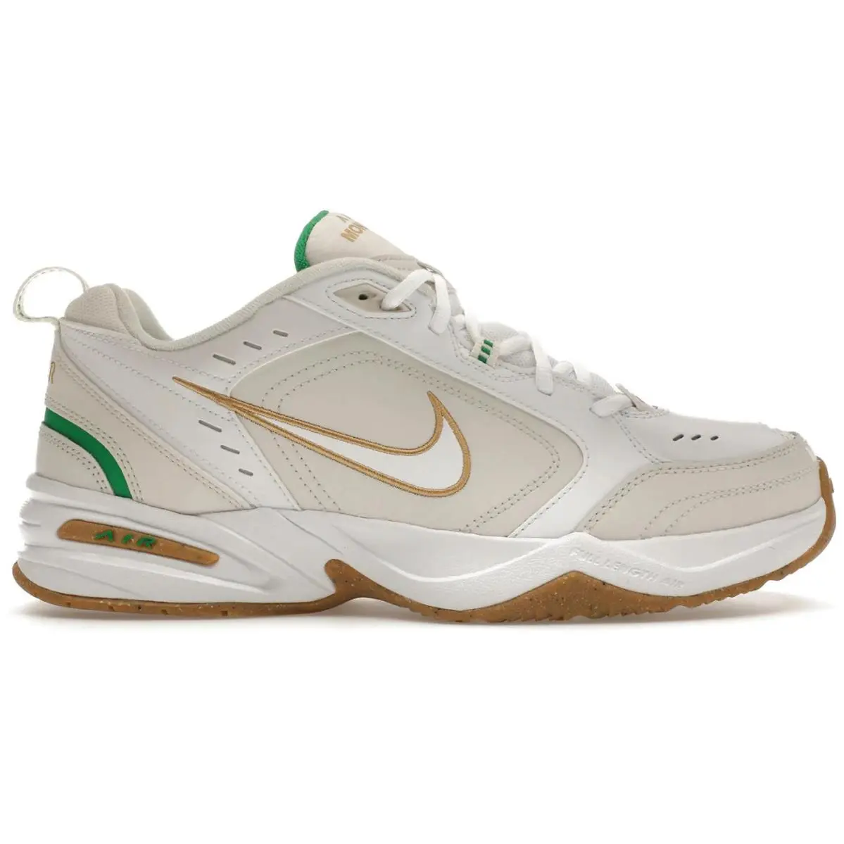 Nike Air Monarch IV White Lucky Green Gold 415445-103