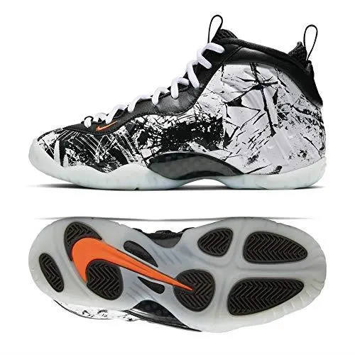 Nike Kid`s Little Posite One (bg) SB Kid`s Little Posite One BG SB Black/orange/white Sz 644791-011