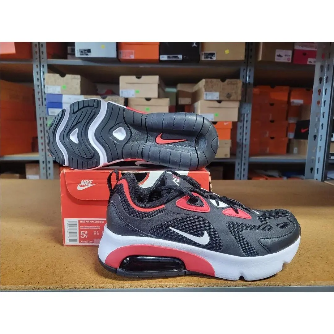 Nike shoes - Nike Air Max 200 - Air Max - Black White University Red 5
