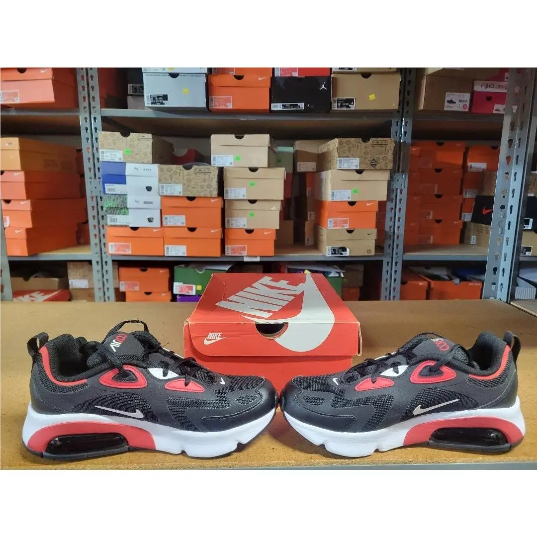Nike shoes - Nike Air Max 200 - Air Max - Black White University Red 7