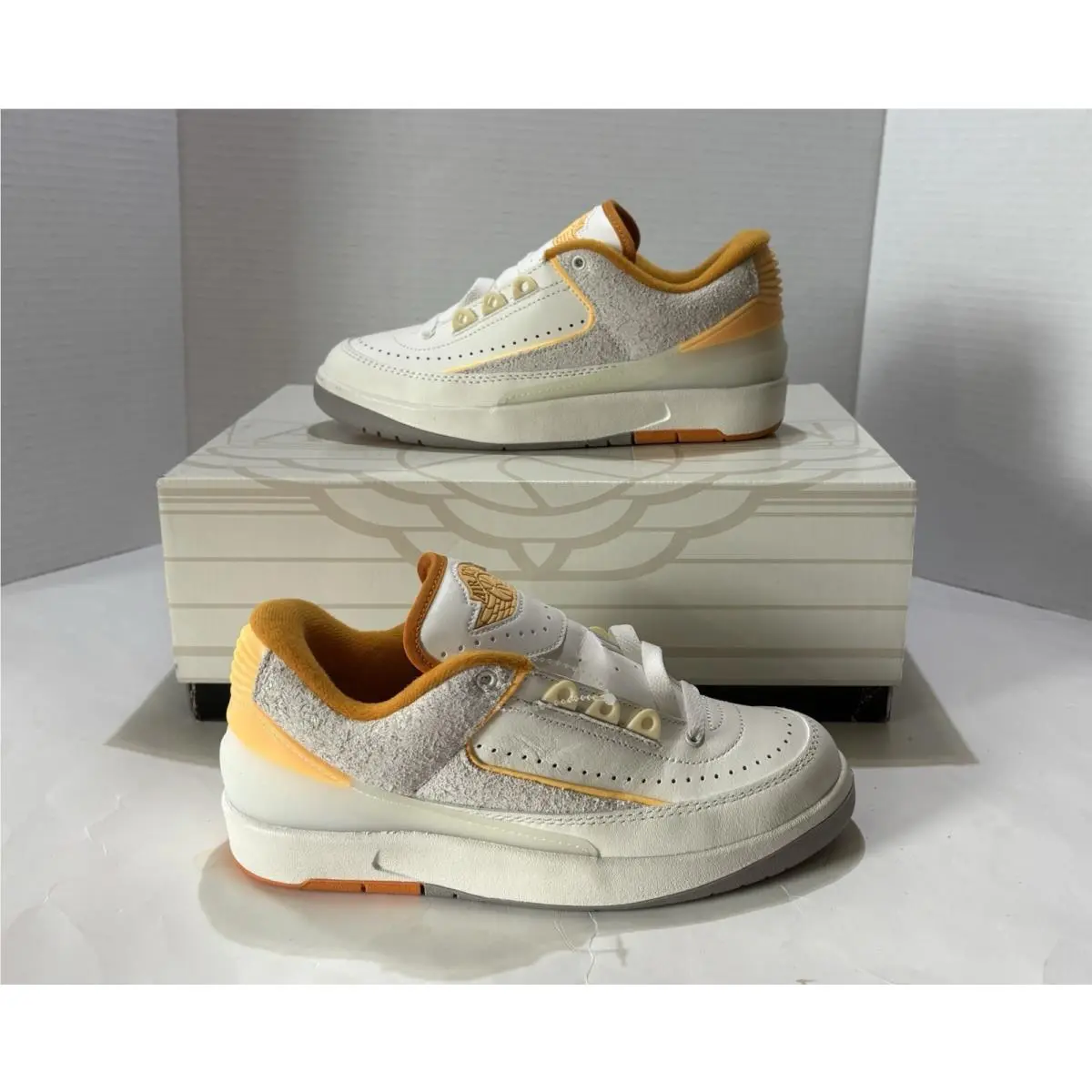 Nike shoes - Air Jordan 2 - Air - DV9956-118 - SAIL/MELON TINT-LIGHT CURRY COBBLESTONE 11