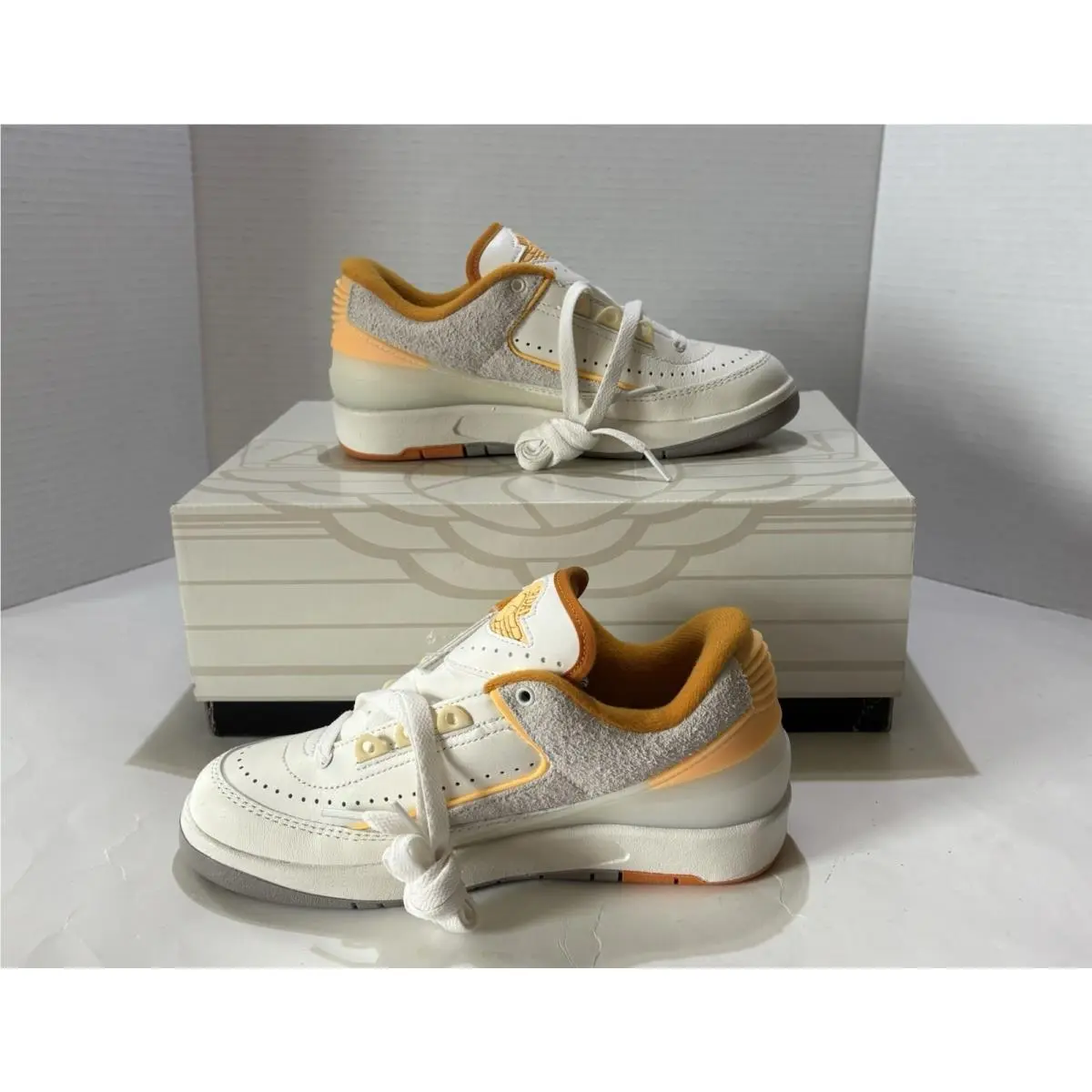 Nike shoes - Air Jordan 2 - Air - DV9956-118 - SAIL/MELON TINT-LIGHT CURRY COBBLESTONE 12