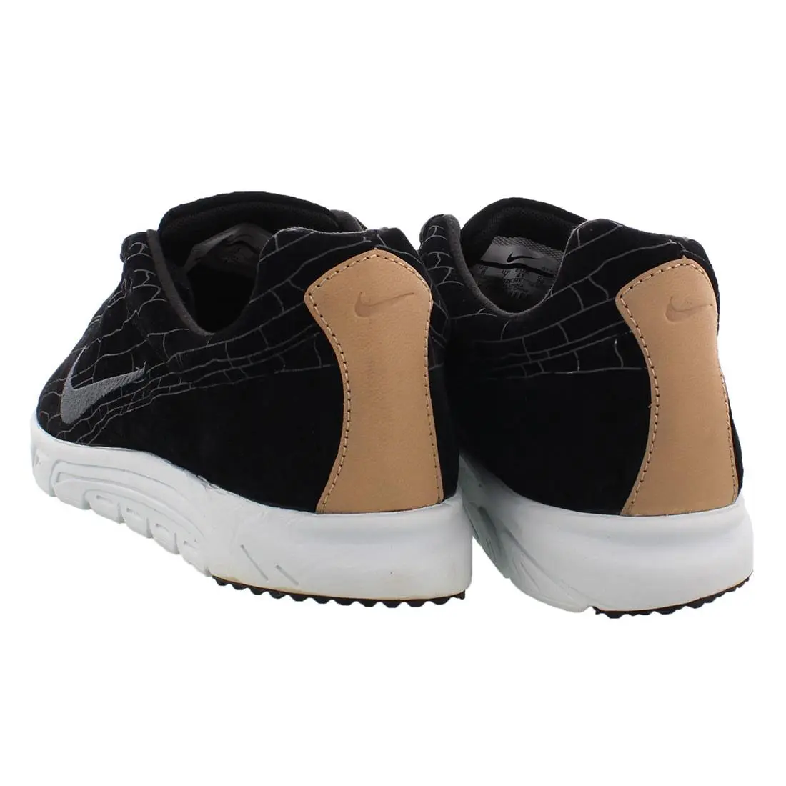 Nike Mayfly Leather Prm Mens Shoes - Black/Black Dark Grey Linen, Full: Black/Black Dark Grey Linen