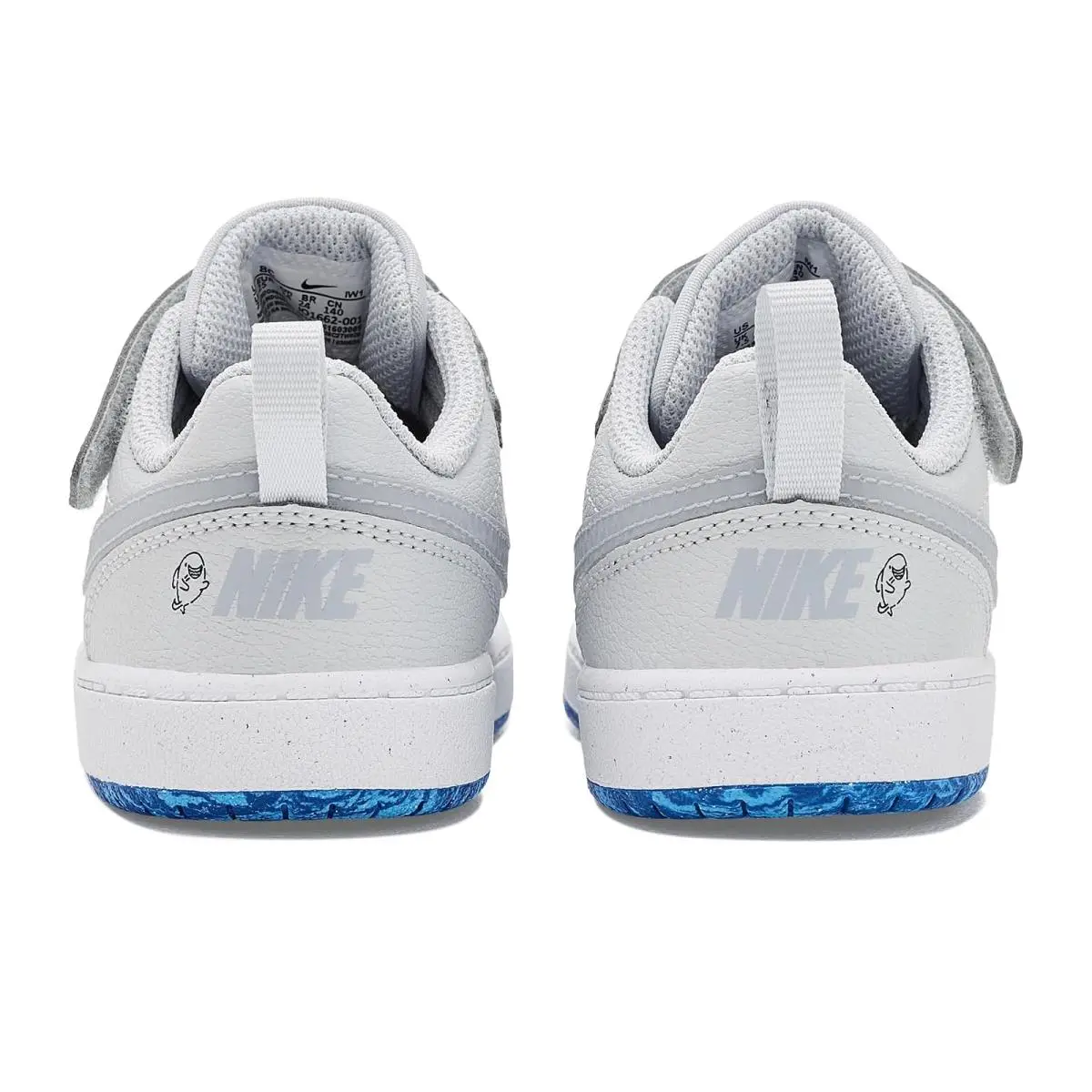 Nike shoes - Pure Platinum/Wolf Grey/University Red/Game Royal/Football Blue 5