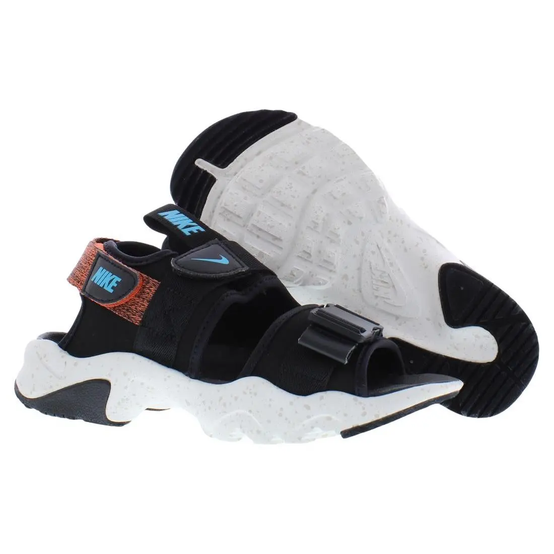 Nike Canyon Sandal Mens Shoes Size 6 Color: Black/chlorine Blue