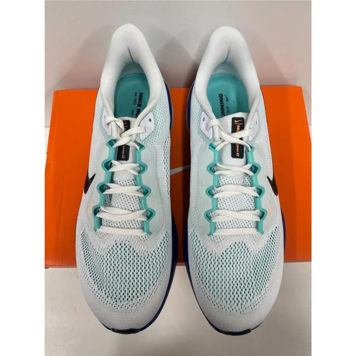 Nike shoes - Nike Air Zoom Pegasus 41 - White/Black-Hyper Turq-Concord (118) 1
