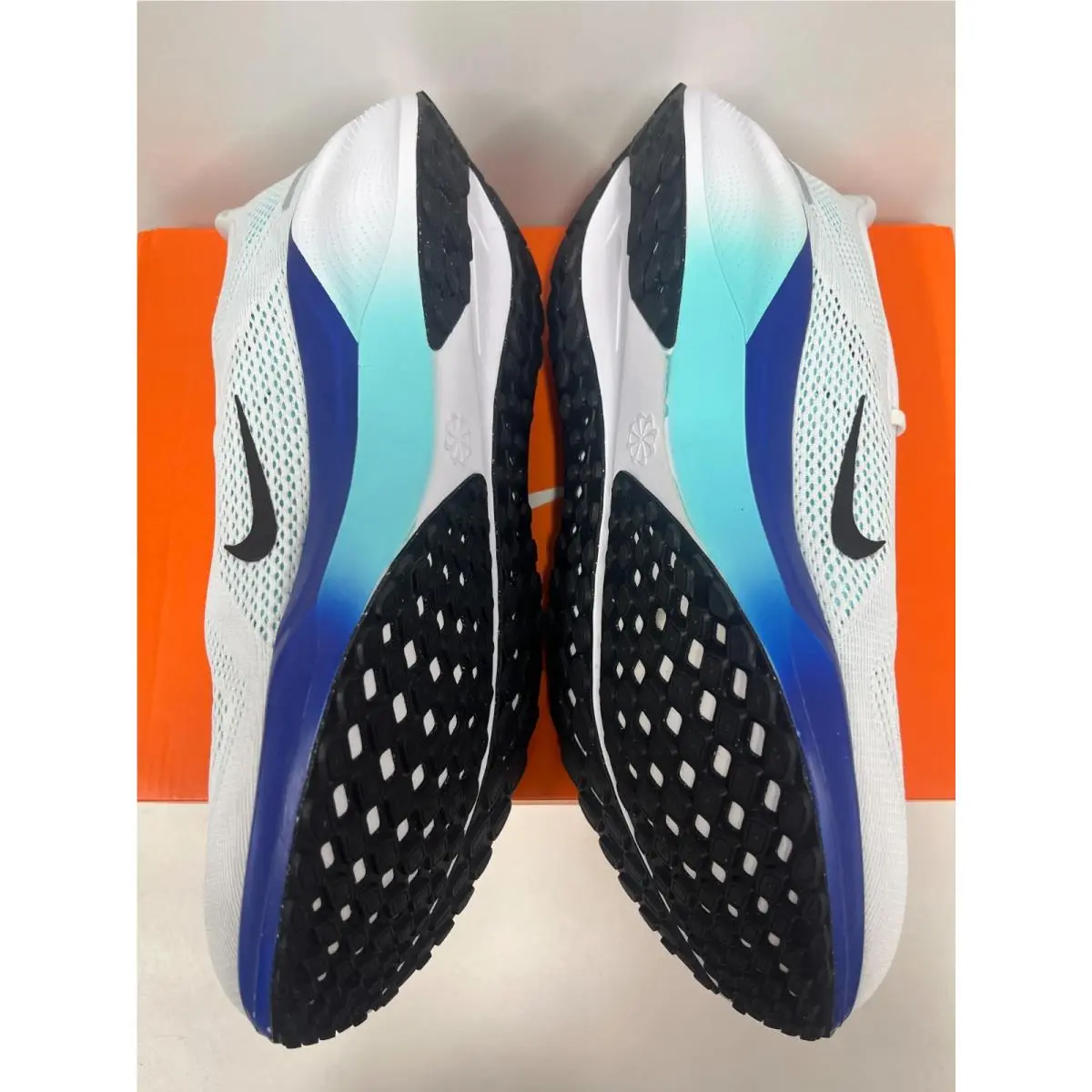 Nike shoes - Nike Air Zoom Pegasus 41 - White/Black-Hyper Turq-Concord (118) 3