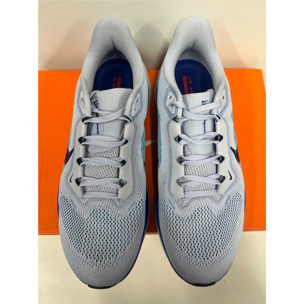 Nike shoes - Nike Air Zoom Pegasus 41 - White/Black-Hyper Turq-Concord (118) 29