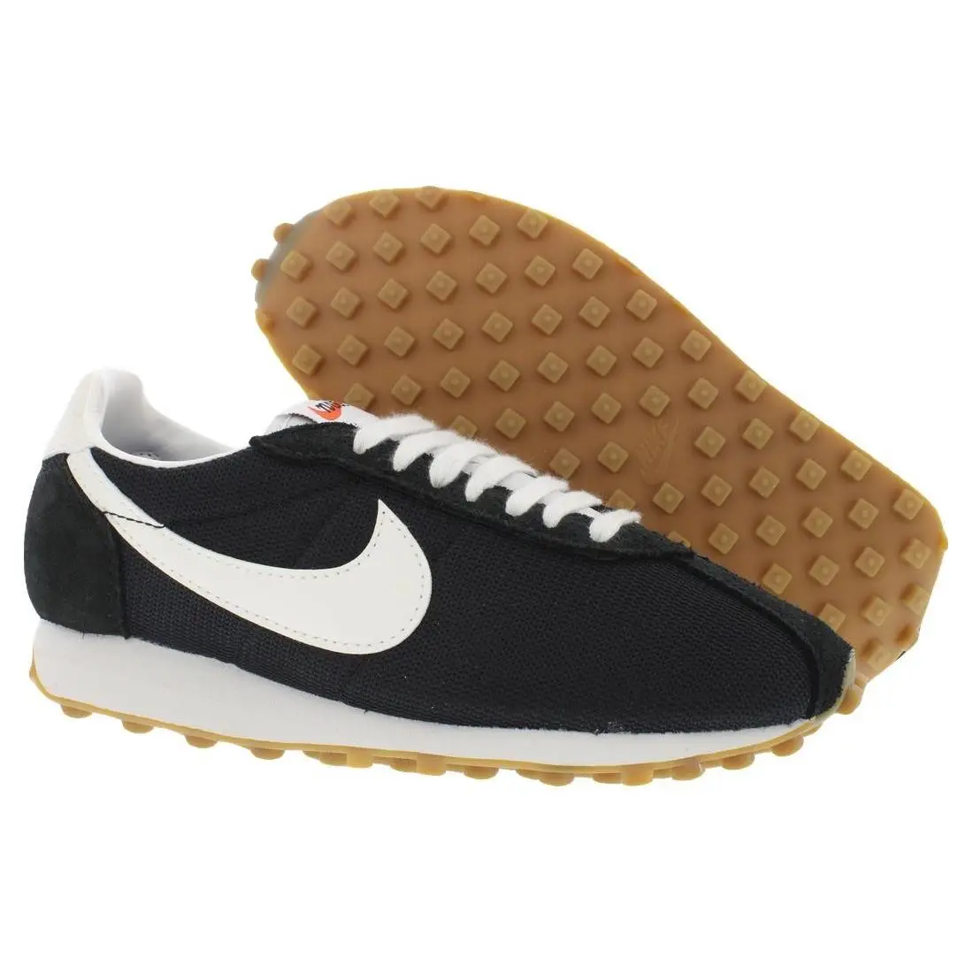 Nike shoes - Black/Sail/Safety Orange, Main: Black 3