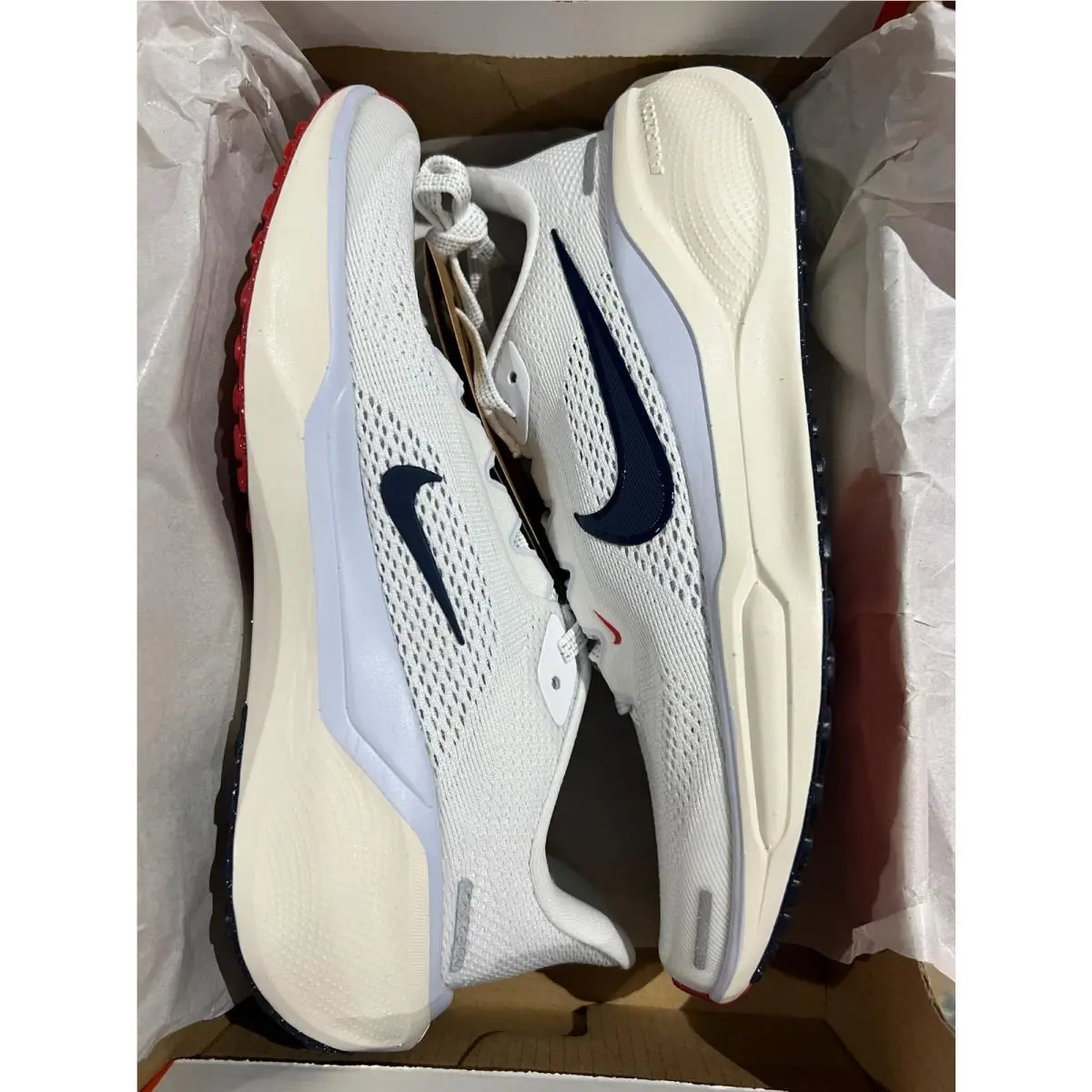 Nike shoes - WHITE/MIDNIGHT NAVY SOFT PEARL 6