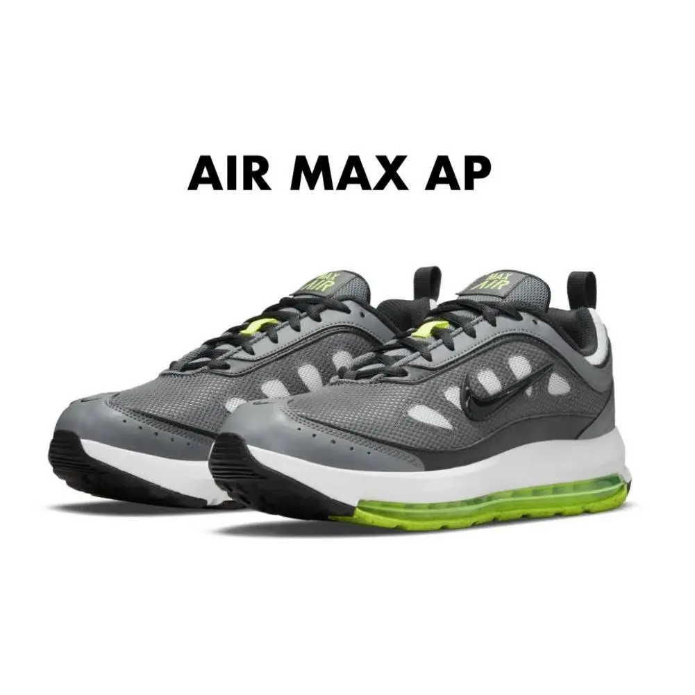 Nike Air Max AP Retro Sneakers Grey Volt Running Walking Athletic Shoes Mens 10