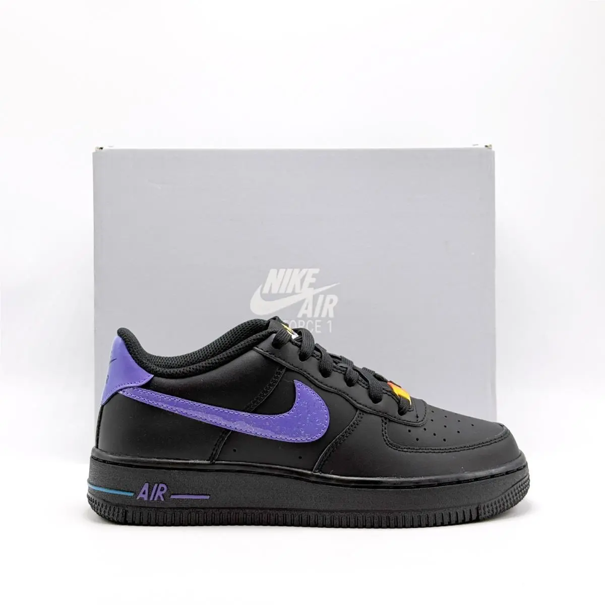 Nike shoes - Nike Air Force 1 - Air Force - Black 5