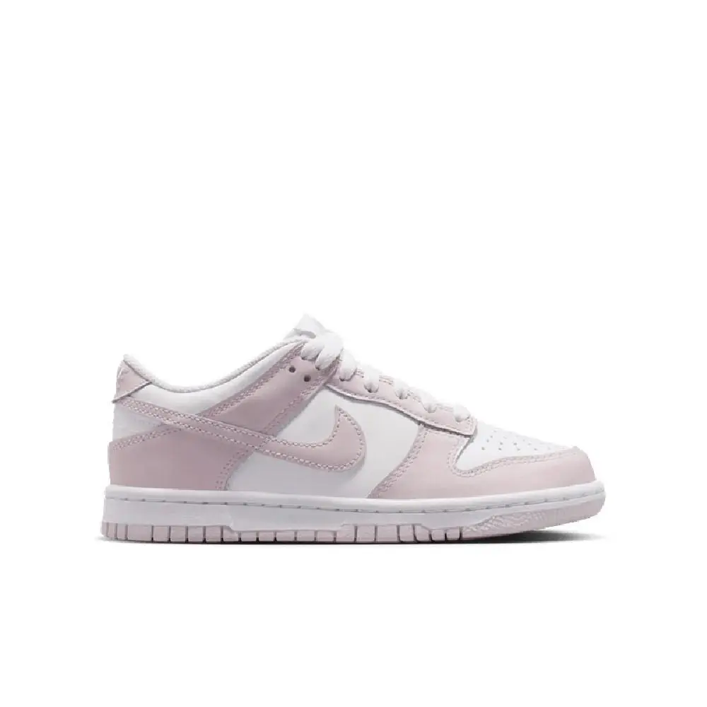 Big Kid`s Nike Dunk Low White/light Violet FB9109 128